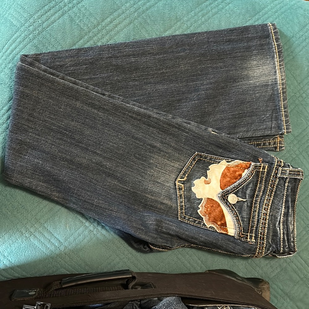 Miss Me Cowhide Jeans